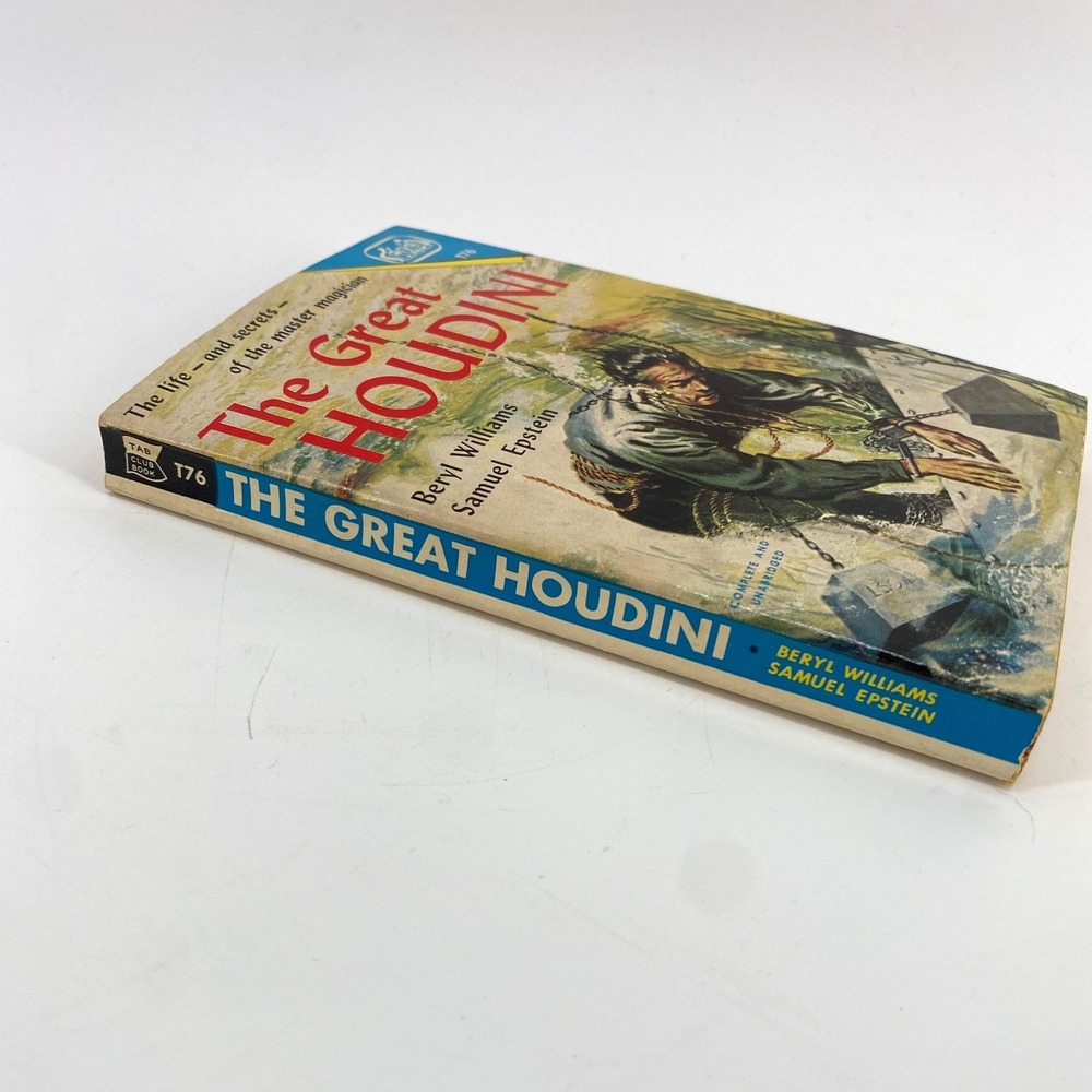 The Great Houdini by Beryl Williams Samuel Epstein TAB Teen Age 1951 Paperback - Picture 3 of 8